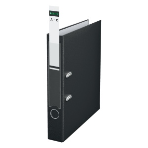 Etichete pentru dosare Leitz 16810085, 175 bucati, 31 x 190 mm, gri - Img 2
