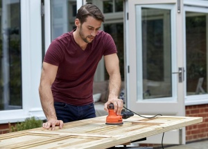 Excentric cu vibratii BlackDecker BEW210, 230W, 125 mm, cu aspiratie - Img 9