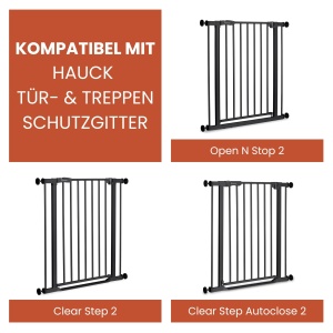 Extensie pentru grilaj de siguranta hauck, 21 cm, negru - Img 3
