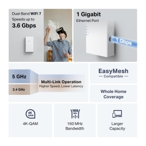 Extensor Wi-Fi TP-Link RE220BE, Dual-Band, 3.6 Gbits, Gigabit-LAN - Img 4