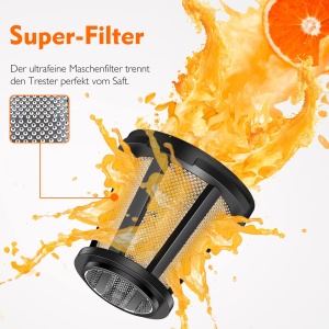 Extractor de suc AMZCHEF ZM1501, 4-in-1, negru, cu functie de revers - Img 4