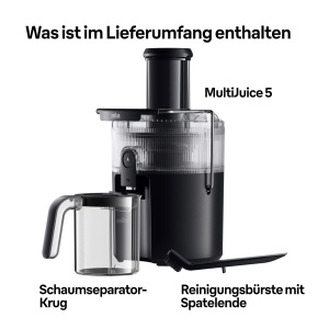 Extractor de suc Braun MultiJuice 5 SJ500, 800W, 1.5L, Negru - Img 8