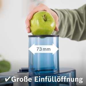 Extractor de sucuri Bosch VitaJuice 3 MES3500, 700W, 1,25l, albastrusilver - Img 4
