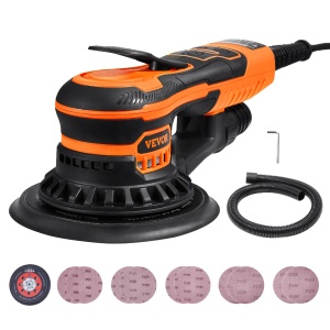Exzenterschleifer VEVOR R7313, 350W, 152mm, 6 viteze variabile - Img 9