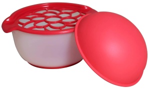 Fackelmann Granatapfelschneider 48376 Rosu Separare Usoara Boabe Silicon Antialunecare