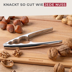 Fackelmann Nussknacker 17cm Zink Argintiu Manere Ergonomice - Img 5
