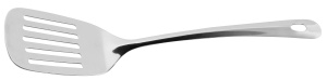 Fackelmann Spatula 33 cm LARA, Gadgeturi de bucatarie din otel inoxidabil, Strunjit cu ochi practic (Culoare: Argintiu), Cantitate: 1 bucata
