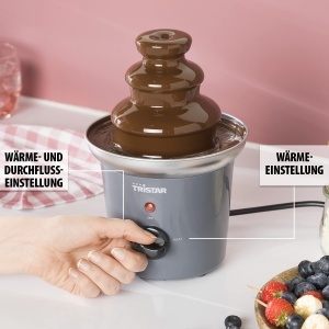 Fantana de ciocolata Tristar CF-1603, 0.4 litri, 32W, functii multiple, inox - Img 5