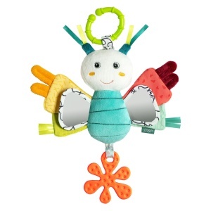 Fehn Activity-Schmetterling 049138 Jucarie pentru carucior cu vibratii si elemente tactile