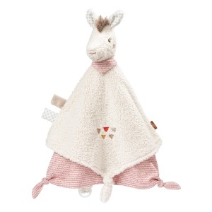 Fehn Schmusetuch Lama Deluxe 34 cm Material moale cu prindere pentru suzeta