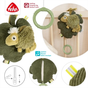 Fehn Spieluhr Chameleon 042030 Jucarie muzicala pentru bebelusi cu melodie linistitoare - Img 4