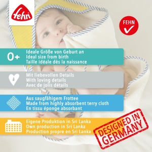 Fehn Waschhandschuh Oktopus 054576 Material Frottee si Velours 25 cm - Img 6