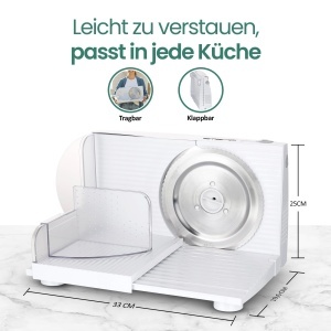 Feliator de alimente Emerio MS-125000, 100W, ajustabil 0-17mm, din inox - Img 6