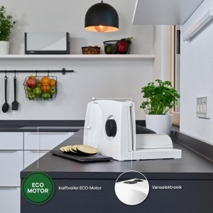 Feliator de alimente Ritter Markant 05, 65W, alb, cu lama ondulata - Img 4