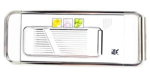 Feliator de castraveti WMF 30 x 12 cm, Feliator de varza, otel inoxidabil Cromargan, Feliator felii subtiri, poate fi spalat in masina de spalat vase - Img 2