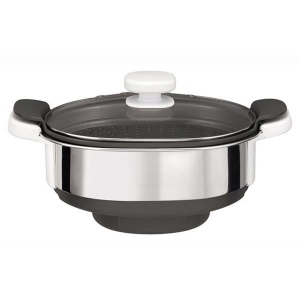Feliator legume Moulinex XF384B, negru, pentru aburire - Img 5