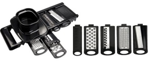 Feliator si razatoare legume Ibili Easycook 5 accesorii 30 cm - Img 2