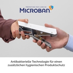 Fellowes Heftzange LX890 Metalic Antibacterian Capacitate 40 Foi - Img 2
