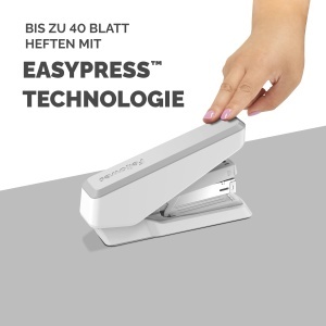 Fellowes Tacker LX870 Capacitate 40 coli Protectie antibacteriana Alb - Img 4