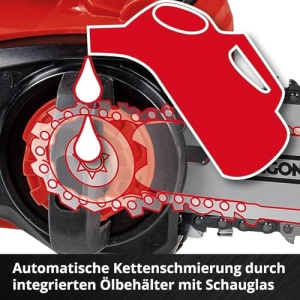 Ferastrau cu lant cu acumulator Einhell Professional cu o singura mana FORTEXXA 18/20 TH Power X-Change (Li-Ion, 18 V, motor fara perii, lama si lant de calitate OREGON de 20 cm, max. 3.800 min-1, fara baterie si incarcator) - Img 10