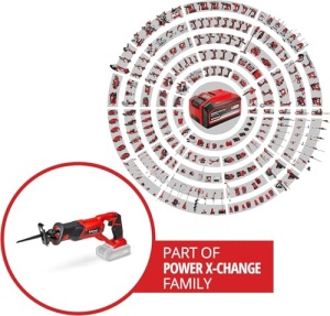 Ferastrau universal cu acumulator Einhell TE-AP 18/22 Li-Solo Power X-Change (18 V, Li-Ion, 2600 min-^1 viteza maxima de cursa, adancime maxima de taiere 100 mm, fara baterie si incarcator) - Img 2