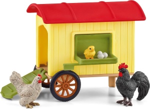 Ferma cu Hens si Boxa pentru Ponei Schleich 72224 123 Piese - Img 8
