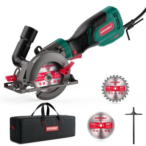 Feronerie de mana HYCHIKA Mini Circulara 750W, 3500min, 3 Discuri, 48mm Adancime