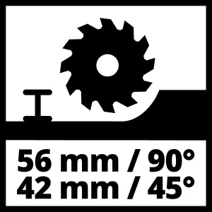 Feronerie de taiere Einhell TE-PS 165, 1200W, adancime taiere 66mm, unghi 45 - Img 8