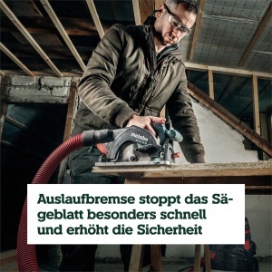 Feronerie electrica Metabo KS 18 LTX 57, 18V, pentru lemn, cu frana de siguranta - Img 6