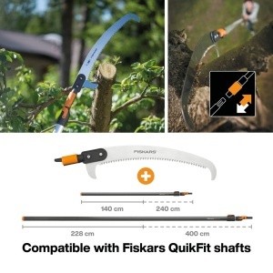 Feronerie pentru taiere Fiskars Wertastungssage, 55 cm, otel tratat, negruportocaliu - Img 6
