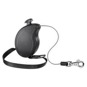 Ferplast Lesa Caini Flippy ONE Lesa Retractabila Caini Mici de pana la 8 kg Cablu extensibil max 3 m Buton unic de blocare si deblocare negru