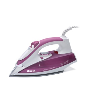 Fier de calcat Ariete 6215, 2200W, rezervor 280 ml, culoare roz