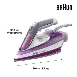 Fier de calcat Braun TexStyle 5 SI 5037 VI, 2700W, Dampfsto 200 gmin, Violet - Img 3