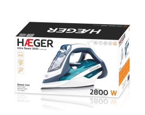 Fier de calcat HAEGER ULTRA STEAM 2800, 2800W, inox, sistem anti-tropire - Img 5