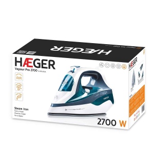 Fier de calcat HAEGER VAPOUR PRO 2700 W, ceramic, 75 g abur, sistem anti-calc - Img 6