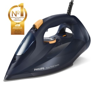 Fier de calcat Philips Azur 7000, 3000W, 55 gmin, AlbastruGalben - Img 2