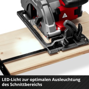Fierastrau circular Einhell TE-CS 18165-2 Li Solo 18V LED 57mm - Img 7