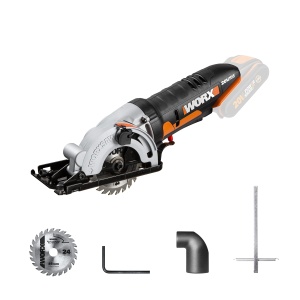 Fierastrau circular manual WORX WX527.9, 20V, adancime taiere 27mm, compatibil cu acumulatori WORX