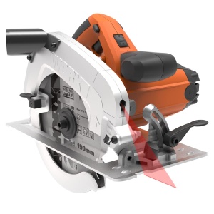 Fierastrau circular WORX WX445, 1600W, LaserGuide, unghi reglabil, disc 190mm
