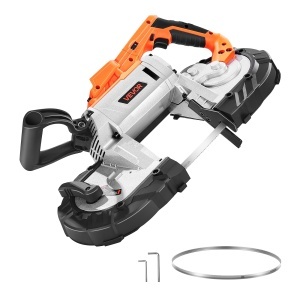 Fierastrau cu banda VEVOR BW2111 20V Portabil LED Functie viteza variabila