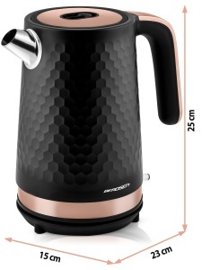 Fierbator apa Berdsen 1,7 L 2200 W Anti-Kalk Argintiu Mat - Img 4