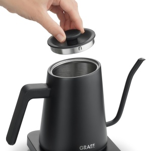 Fierbator apa Graef GK502, 900 ml, temperatura ajustabila, negru mat - Img 8