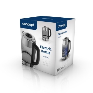 Fierbator de apa Concept RK4095, 1.7 l, design modern, sticla fumurie - Img 4