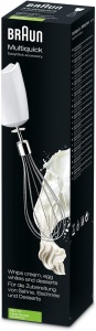 Fierbator de oua Braun WH5S, accesorii pentru mixere, inox, alb - Img 3