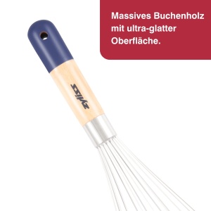 Fierbator de oua Zyliss E980209, 32cm, din lemn de fag si otel inoxidabil - Img 5
