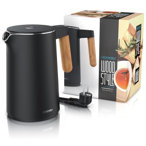 Fierbator electric Arendo cu temperatura reglabila, 1.5L, 2200W, inox, negru - Img 8