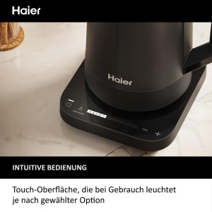 Fierbator electric Haier HKE5A, inox, 1.7L, 2200W, 7 temperaturi - Img 7