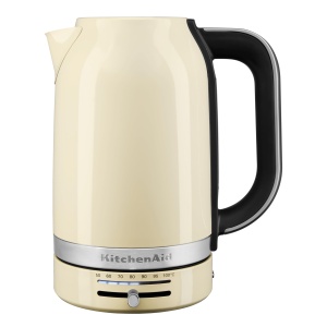 Fierbator electric KitchenAid 1,7L 2400W cu reglare temperatura 50-100C Creme - Img 1