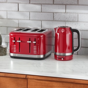 Fierbator electric KitchenAid 1,7L 2400W Empire Rosu cu temperatura reglabila - Img 4
