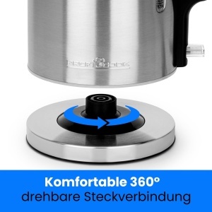 Fierbator electric ProfiCook PC WKS 1321, 1.7L, 2200W, inox - Img 6